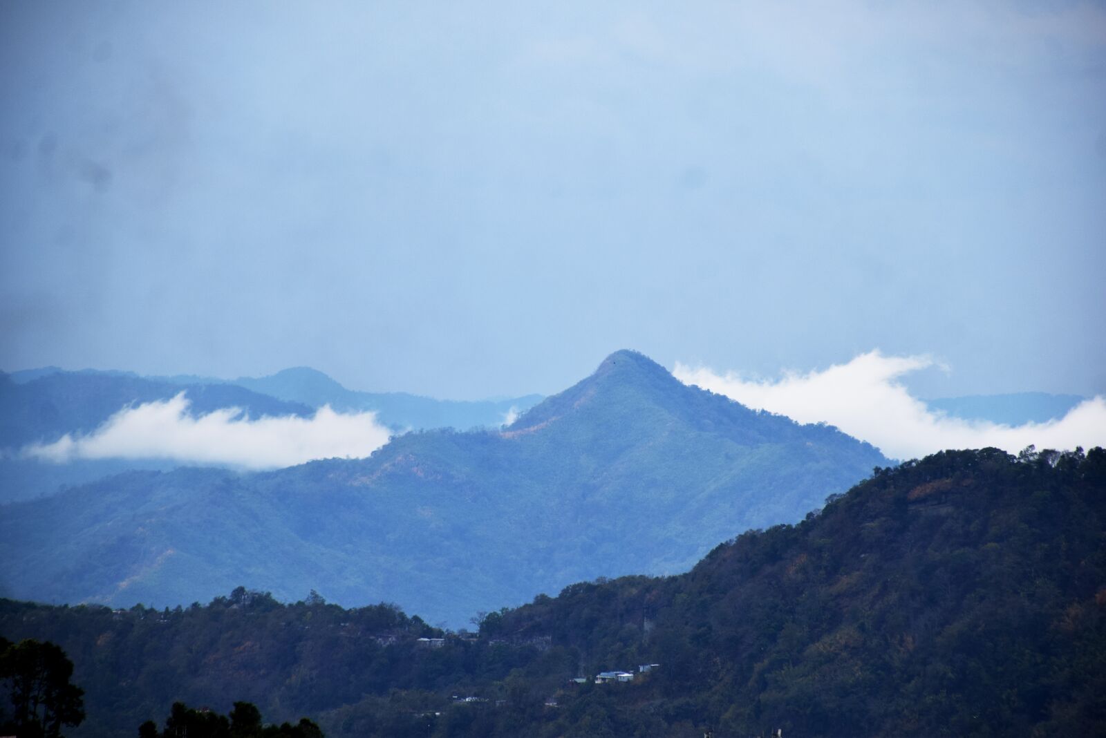 Nikon D3300 sample photo. Misty mountains, mizoram, india photography
