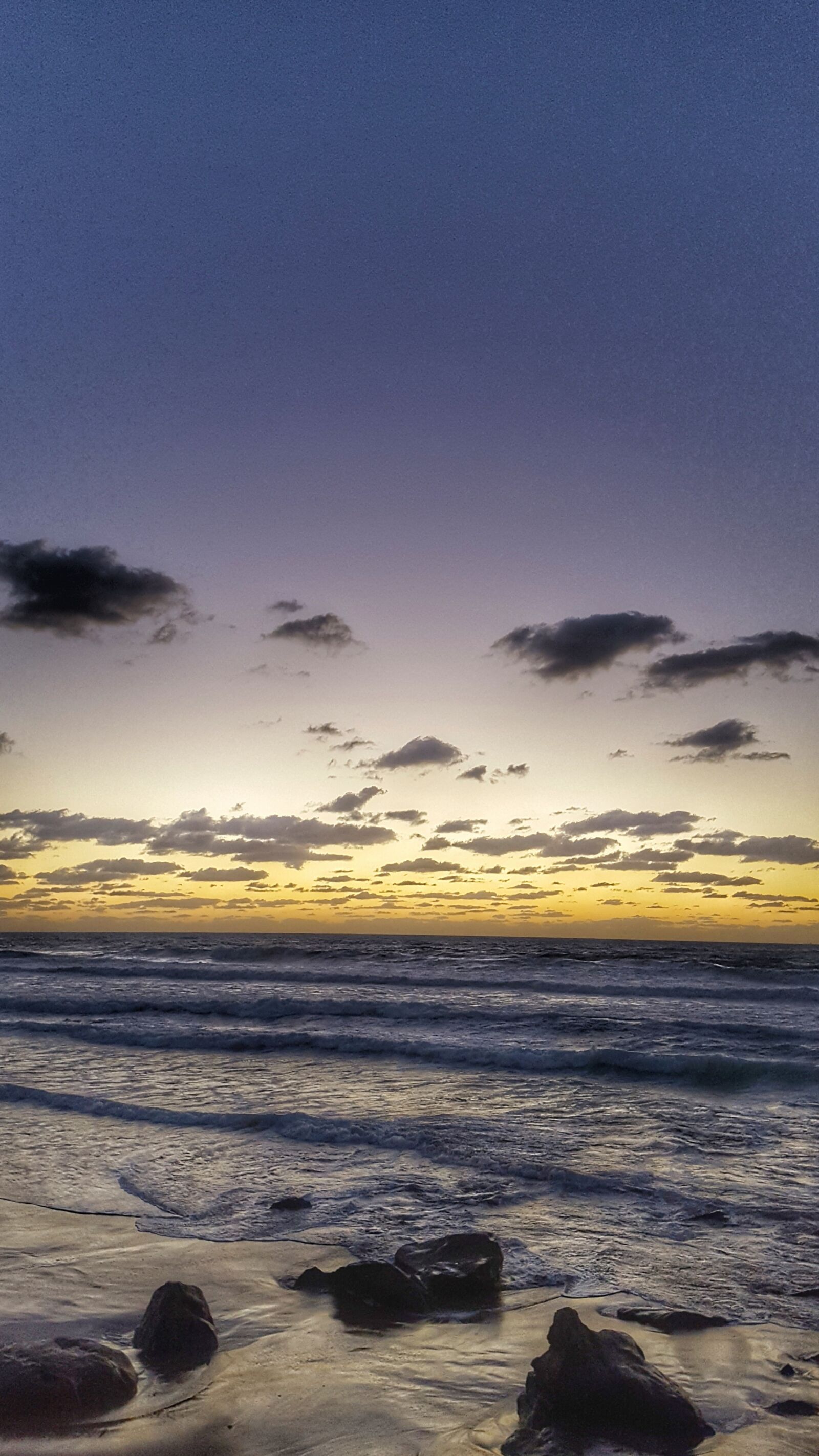 Samsung Galaxy S6 sample photo. Sunset, sea, ocean photography