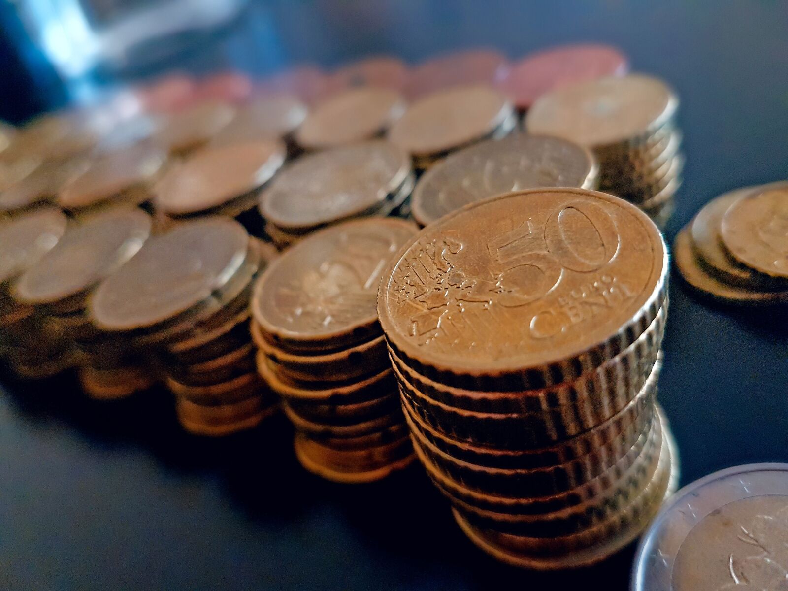 Samsung Galaxy S7 Edge sample photo. Money, coin, 50 cents photography