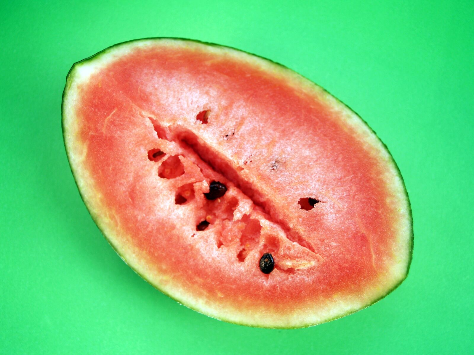 Olympus E-300 (EVOLT E-300) sample photo. Watermelon, slice, isolated photography