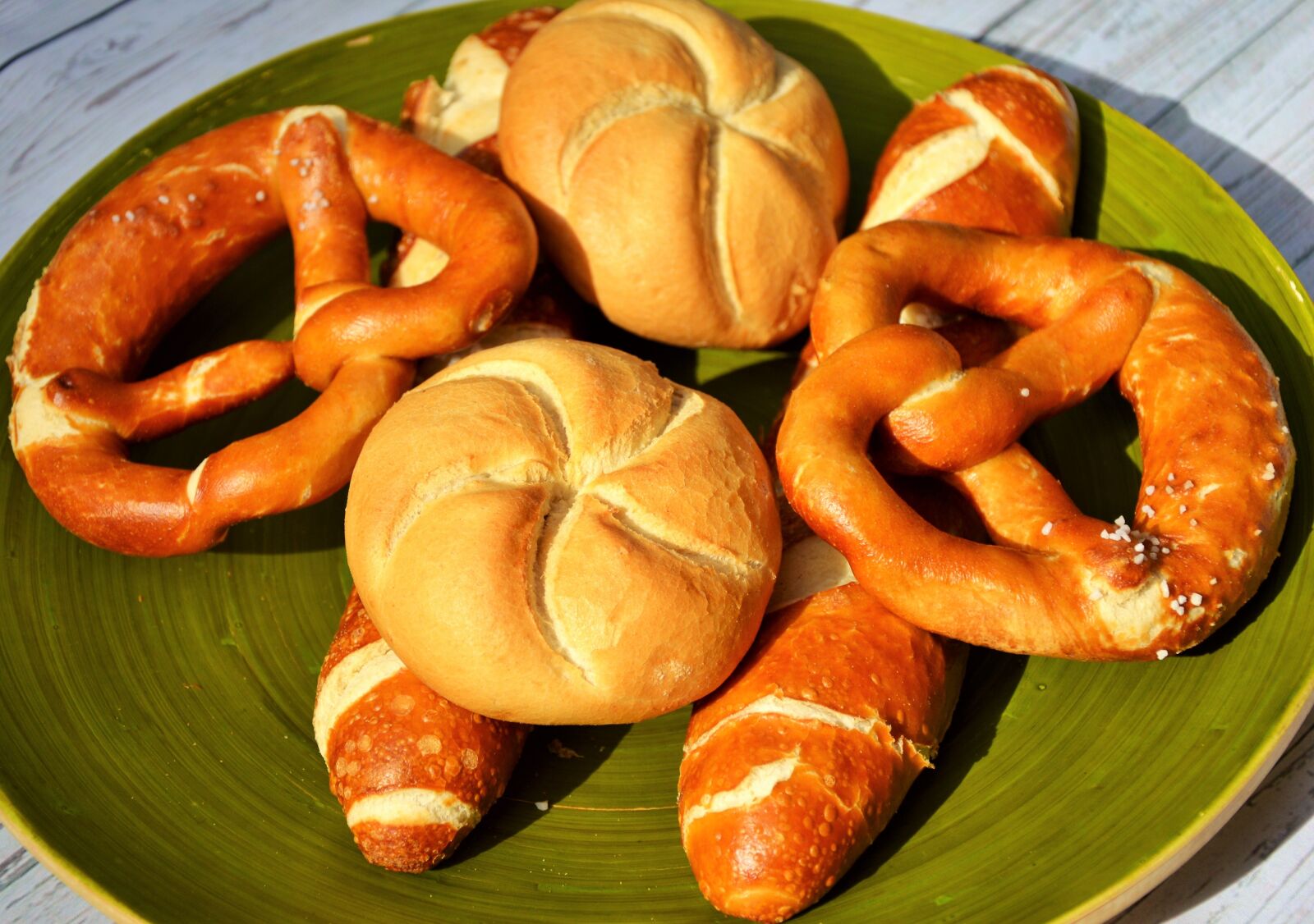 Nikon D3200 sample photo. Roll, pretzels, baked goods photography