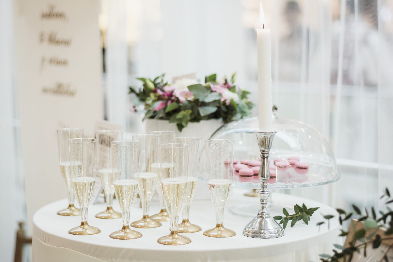 Nikon D5200 sample photo. Výzoba, exhibition, champagne photography