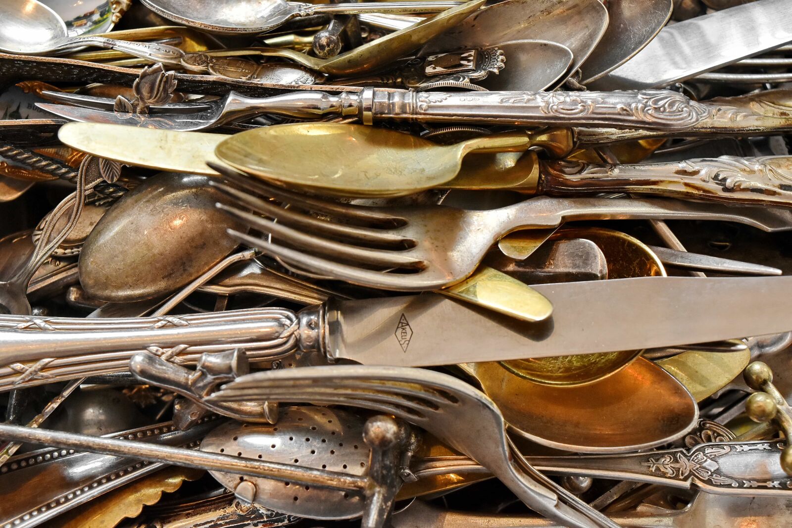Nikon D5500 sample photo. Fork, silver, silverware, spoon photography