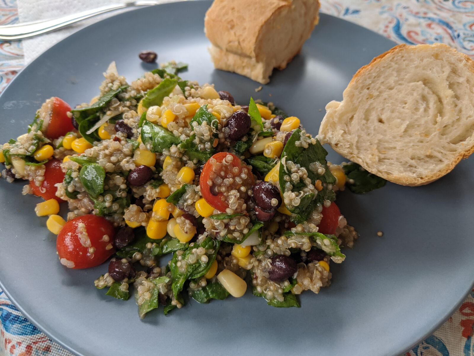 Google Pixel 2 sample photo. Quinoa, dinner, salad photography