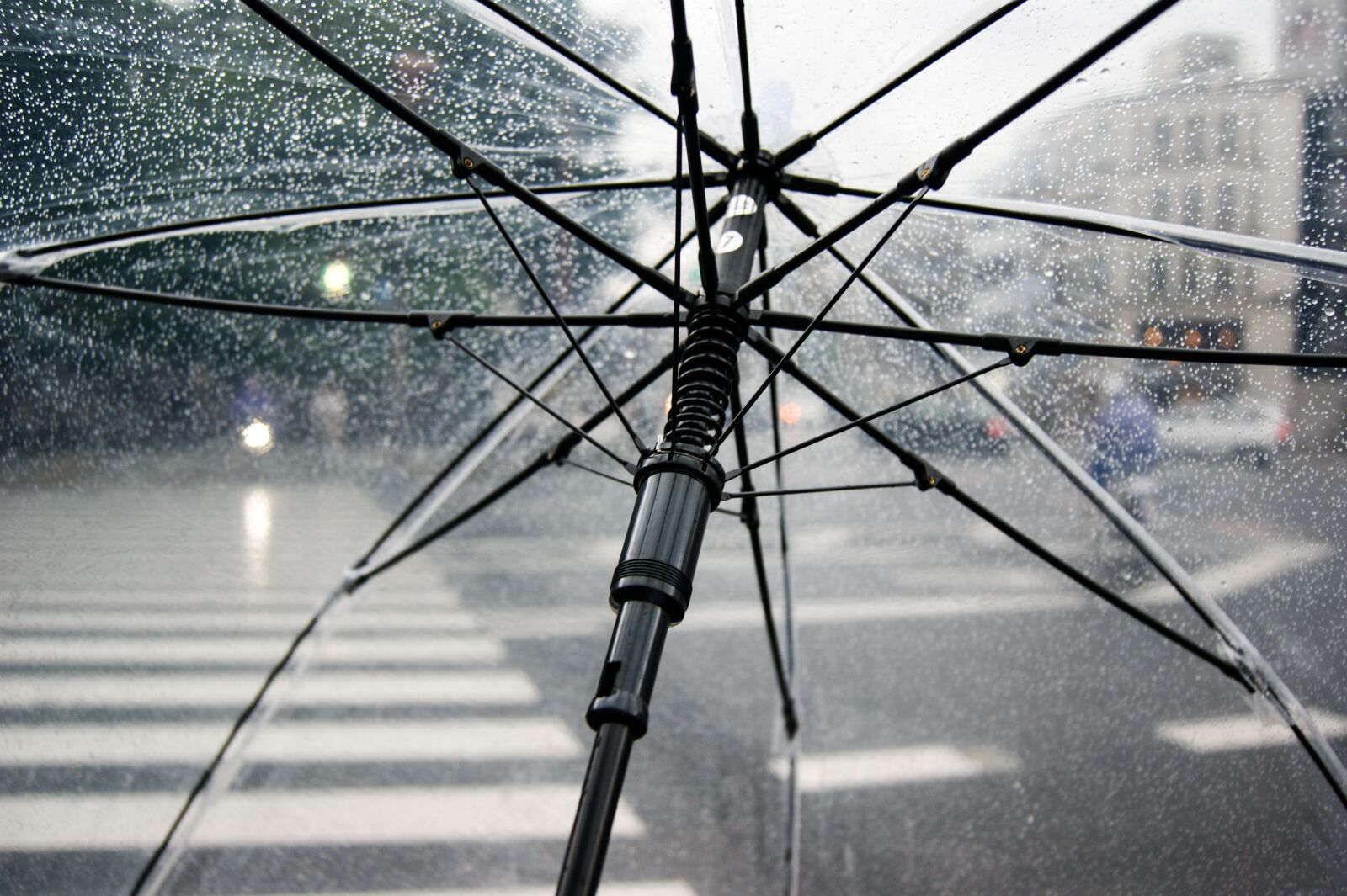 Sony Alpha DSLR-A390 sample photo. Umbrella, rain, weather photography