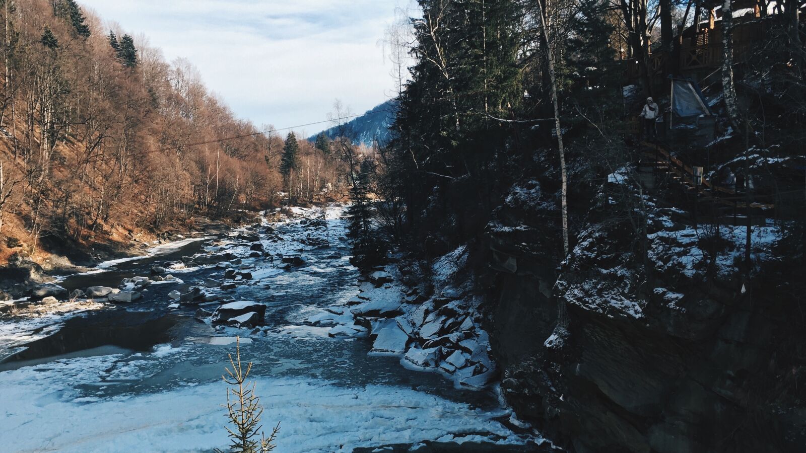 Apple iPhone 6 sample photo. Ice, mountain, mountains, river photography