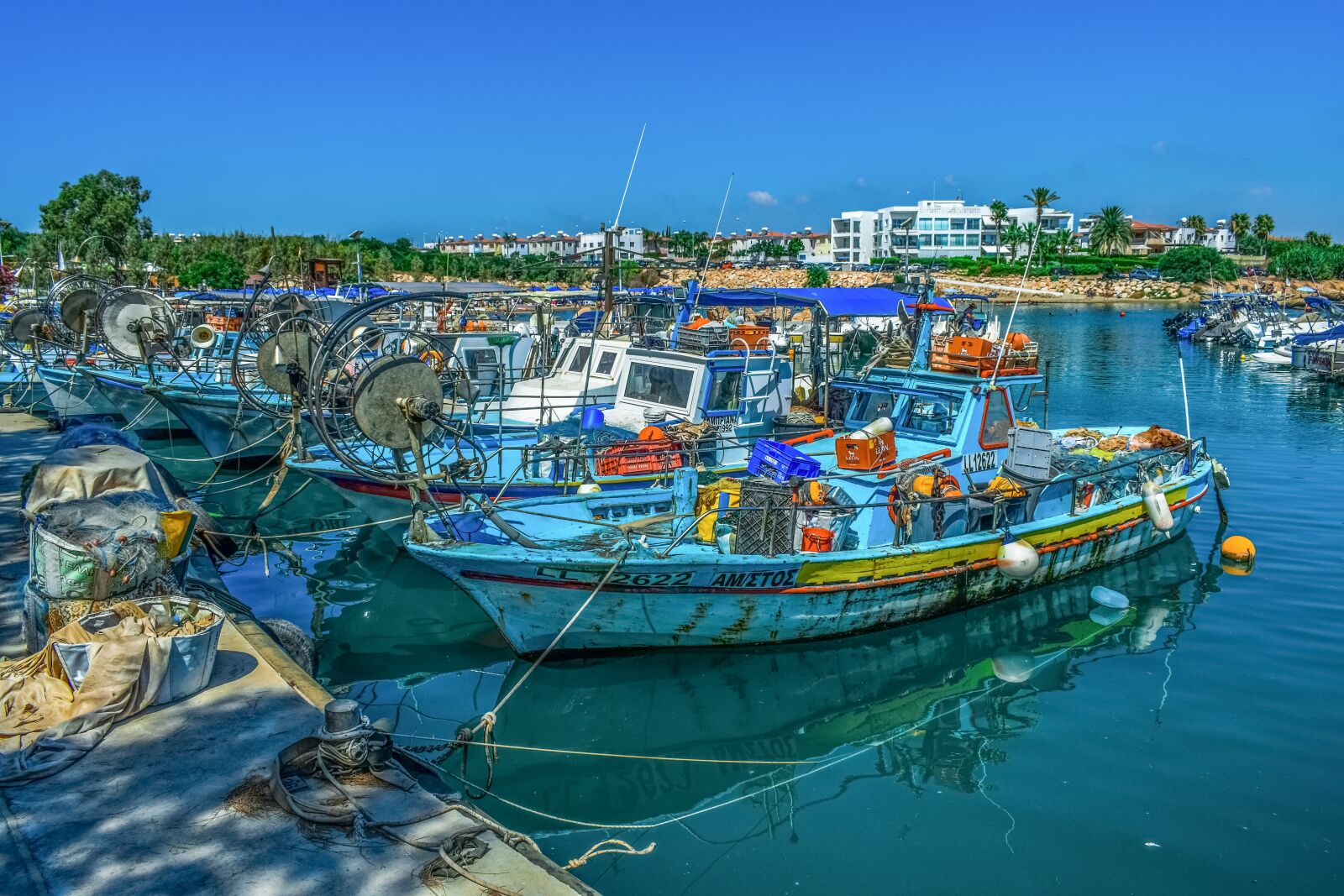 Nikon D3300 sample photo. Fishing harbor, boat, scenery photography