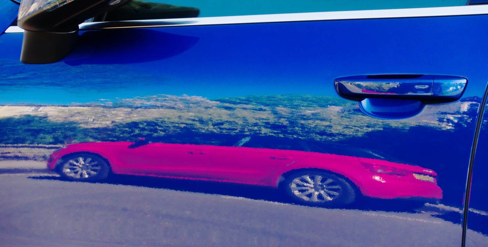 Sony DSC-RX100M5 sample photo. Automobile, car, reflection photography