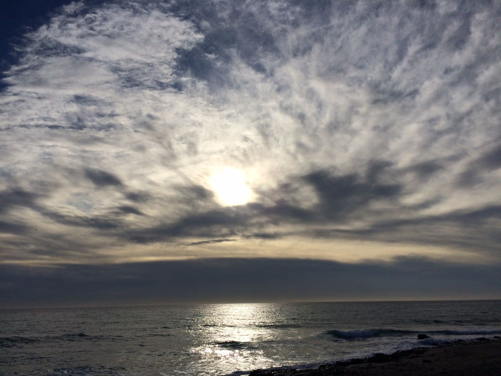 iPhone 5s back camera 4.15mm f/2.2 sample photo. Clouds, beach, spain photography