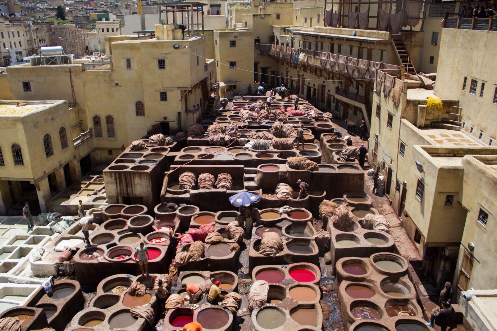 Canon EOS 1200D (EOS Rebel T5 / EOS Kiss X70 / EOS Hi) sample photo. Morocco, the tannery, skin photography