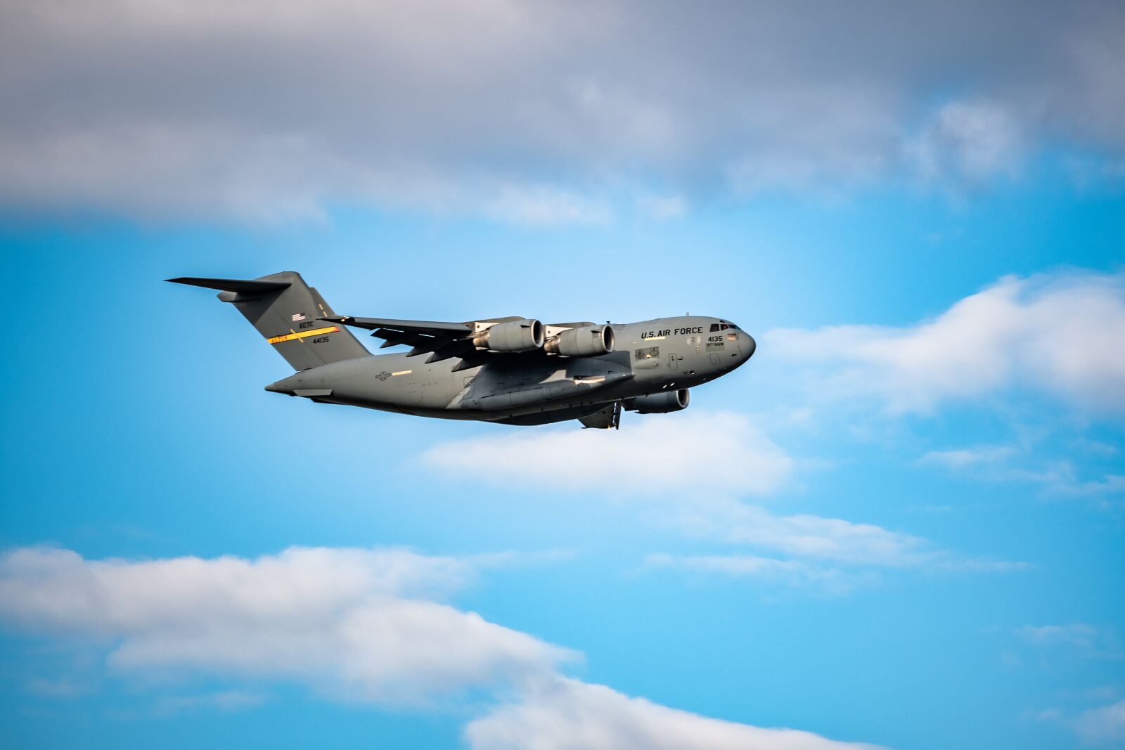 Nikon D500 sample photo. C-17, transport, aircraft photography