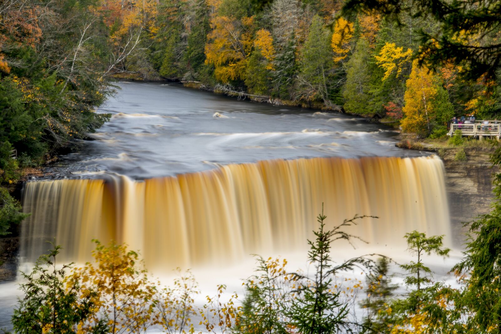 Nikon D810 sample photo. Tahquamenon falls, waterfall, scenic photography