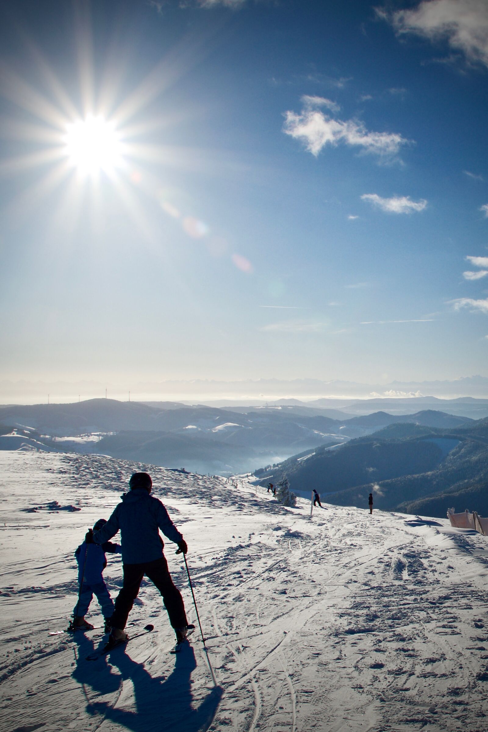 Nikon D5300 sample photo. Snow, skiing, sky photography