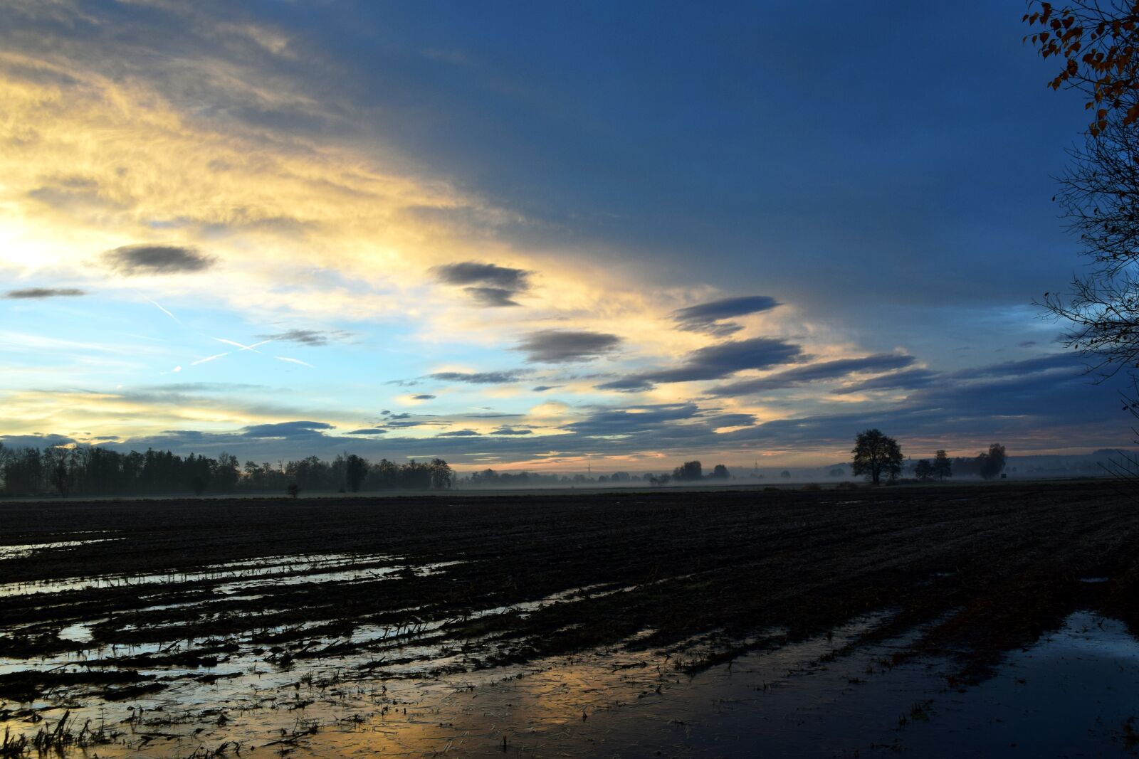 Nikon D3300 sample photo. Sunrise, field, winter photography