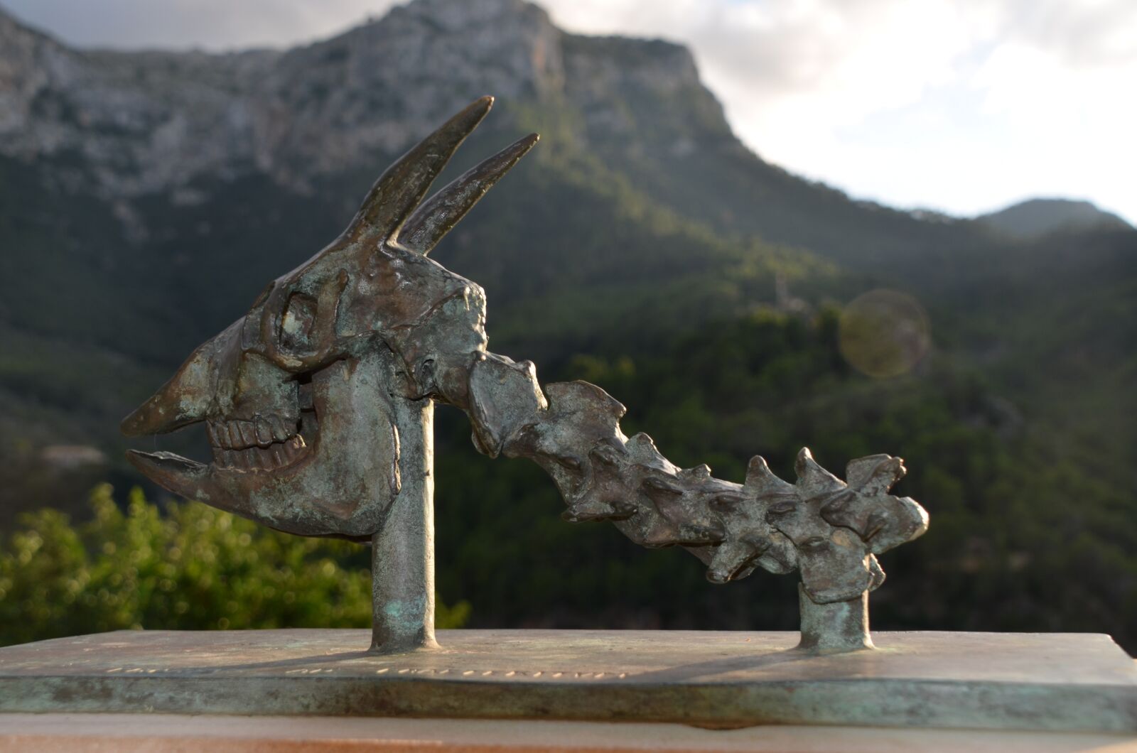 Nikon D5100 sample photo. Art, mountains, sculpture photography
