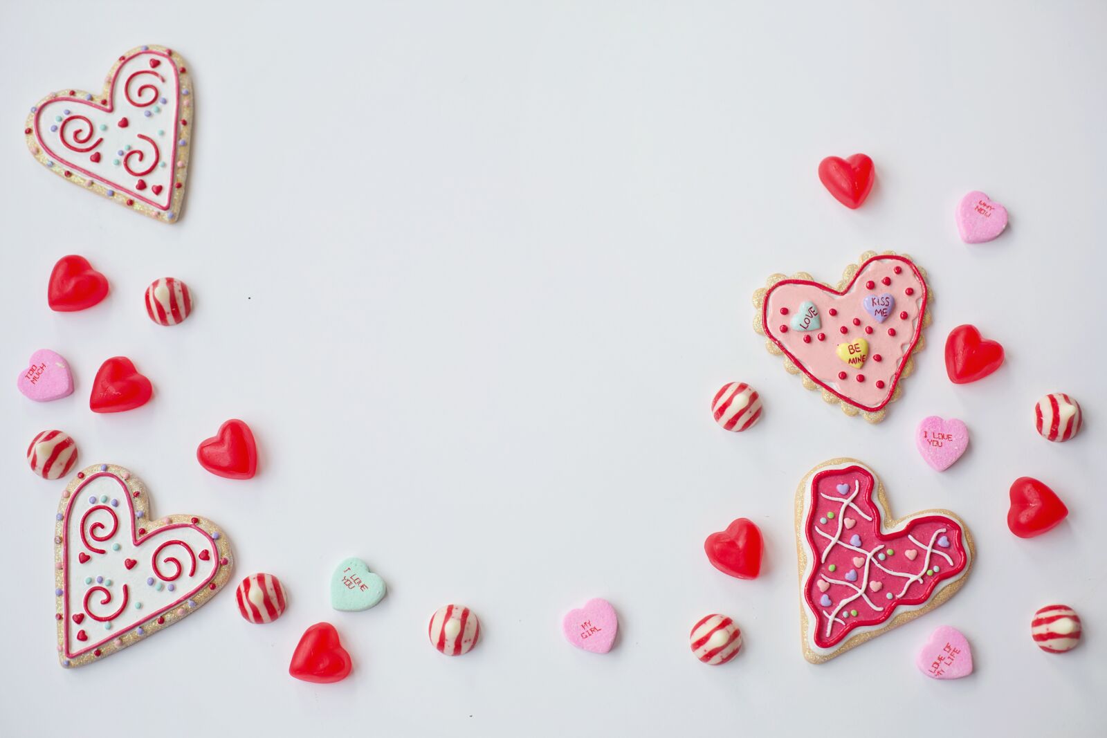 Canon EF 50mm F1.4 USM sample photo. Valentine's day, border, decoration photography