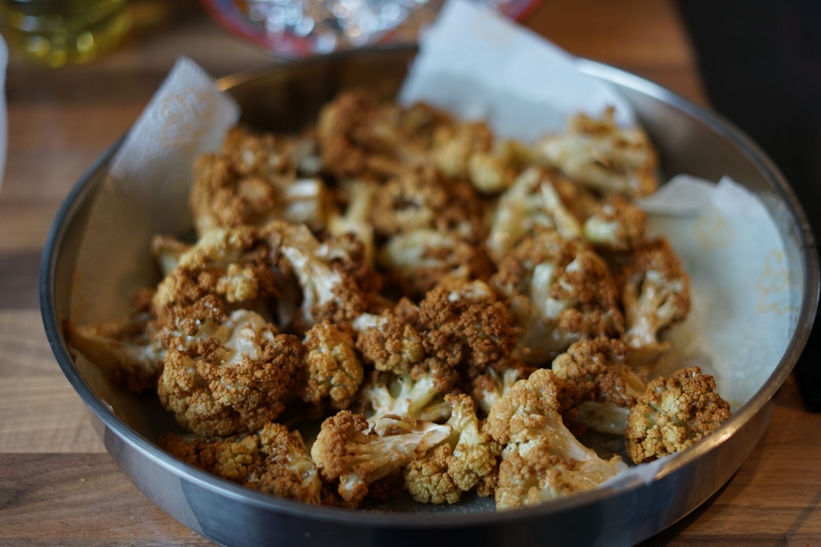Sony FE 50mm F1.8 sample photo. Fried cauliflower, food, eat photography