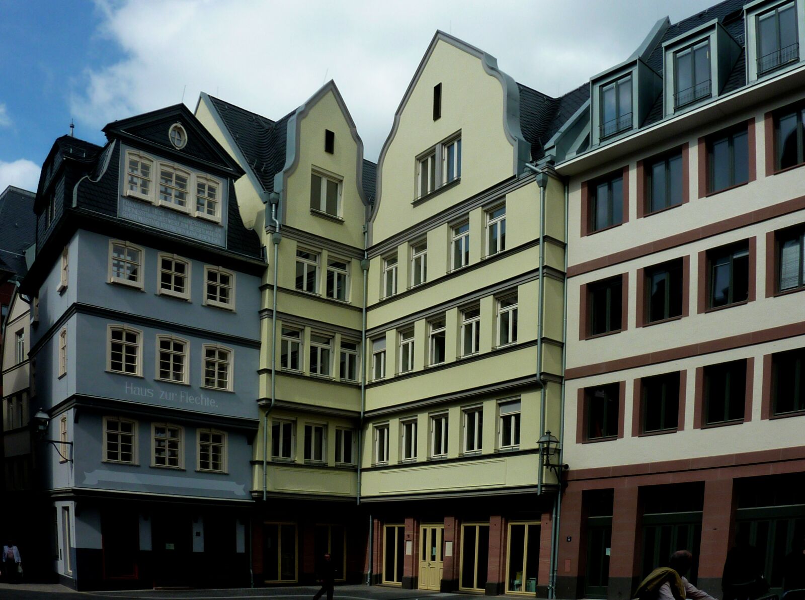 Panasonic DMC-TZ7 sample photo. Frankfurt, new old town photography
