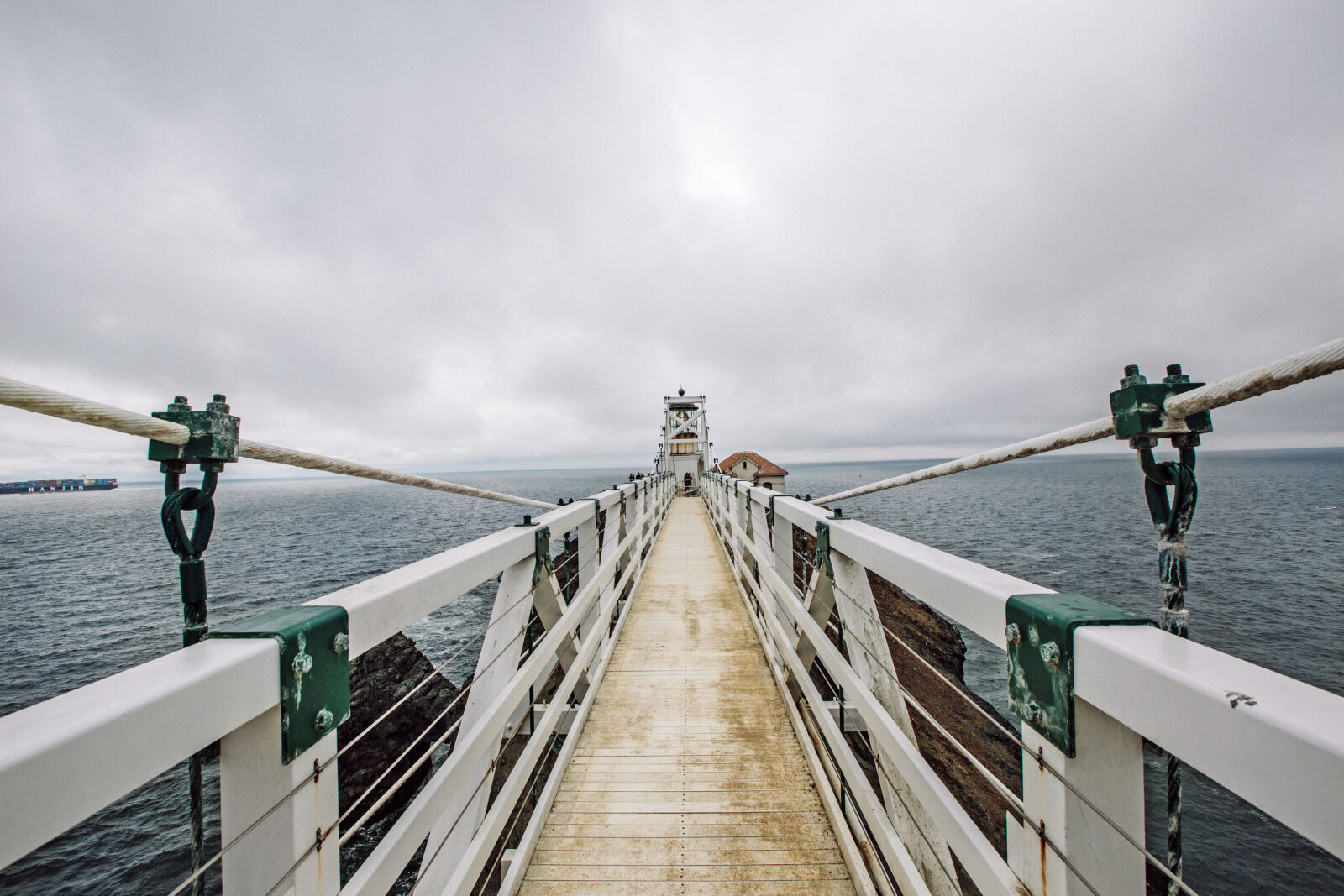 Canon EF 16-35mm F2.8L II USM sample photo. Sea, ocean, bridge, cloudy photography