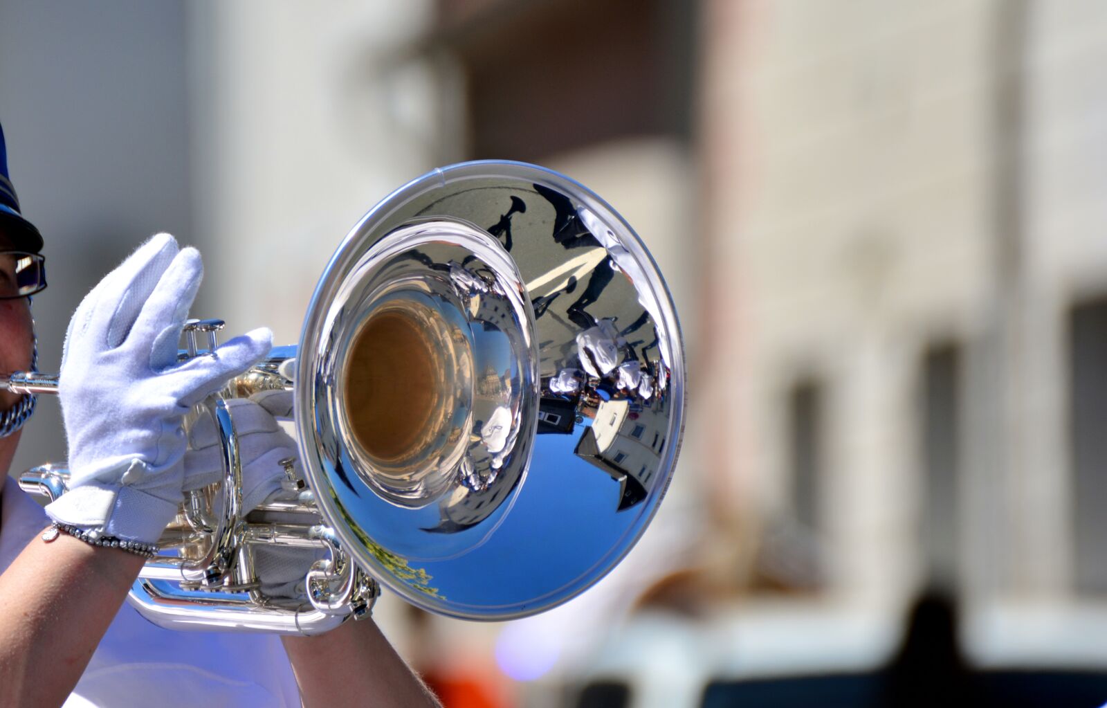Nikon D5200 sample photo. Trumpet, trumpeter, marching photography