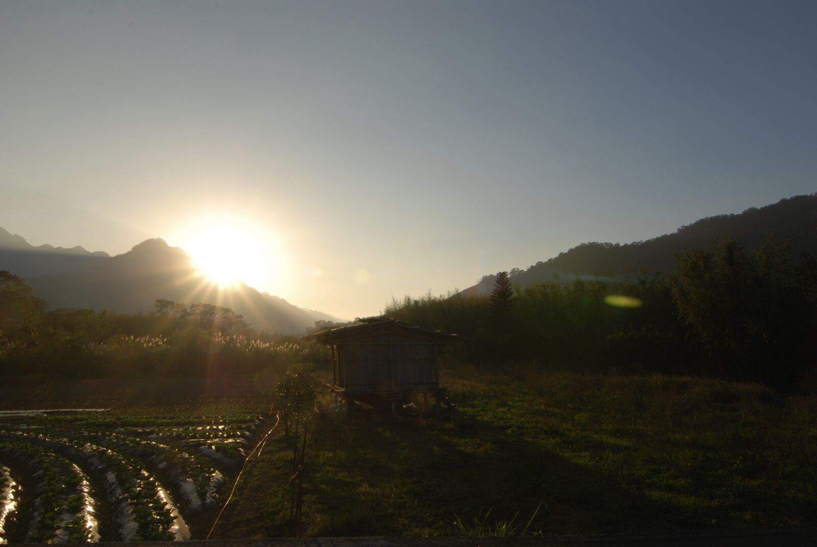 Nikon D80 sample photo. Mountain, sun, sunset photography