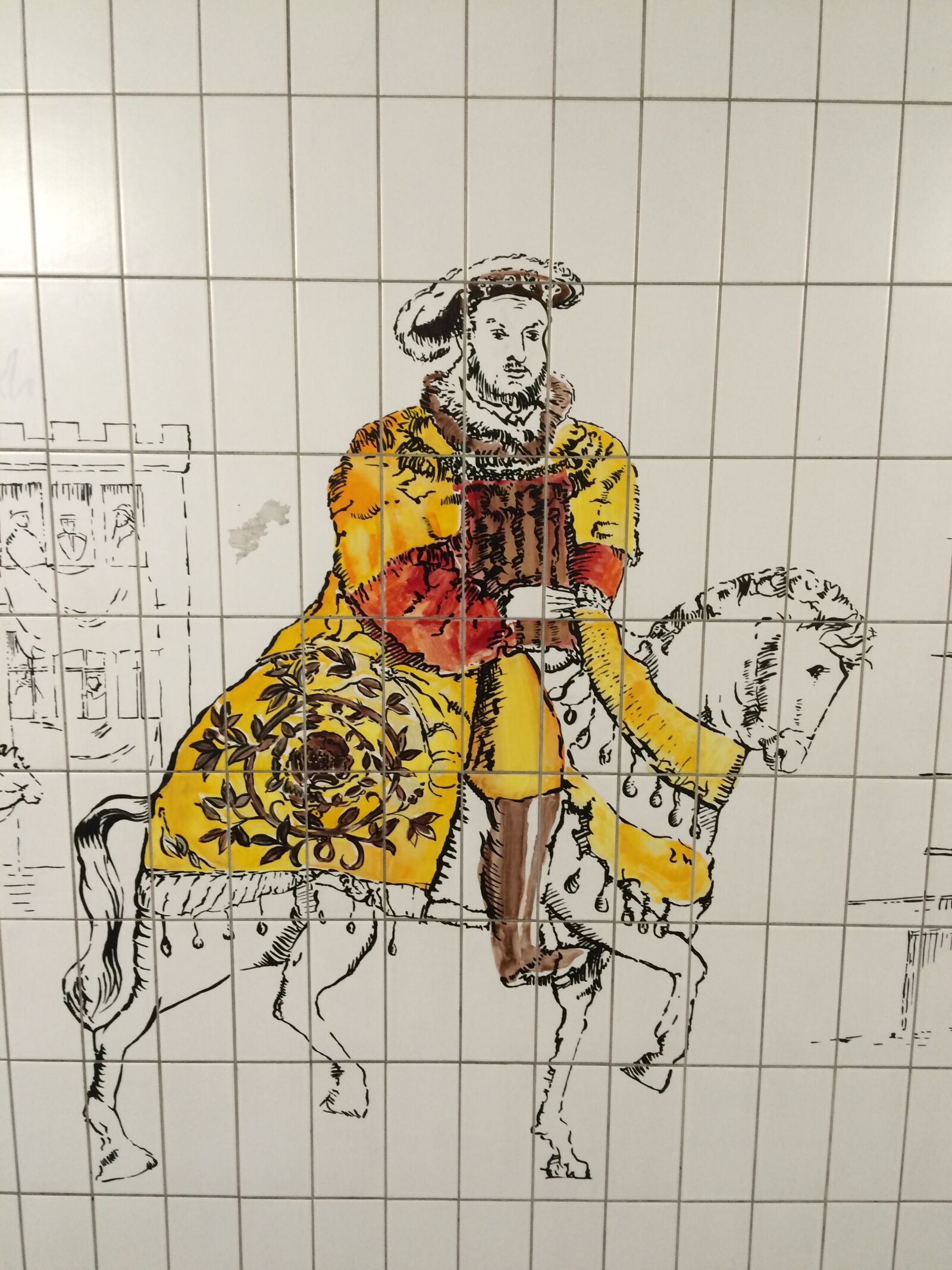 iPhone 5s back camera 4.15mm f/2.2 sample photo. Henry viii, king, england photography
