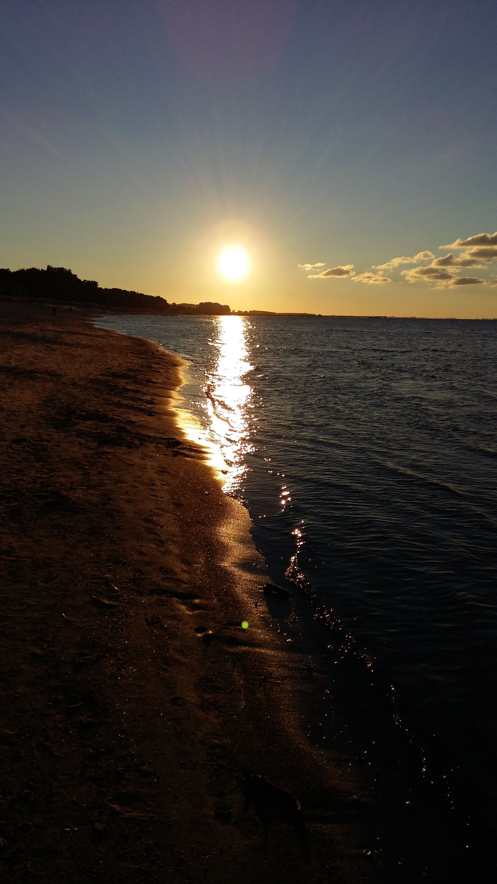 Samsung Galaxy A5 sample photo. Baltic sea, beach, sunset photography