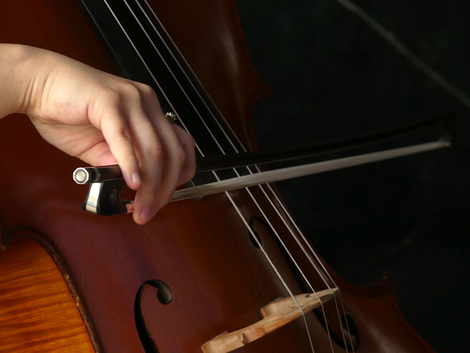Panasonic Lumix DMC-FZ300 sample photo. Cello, musician, string photography