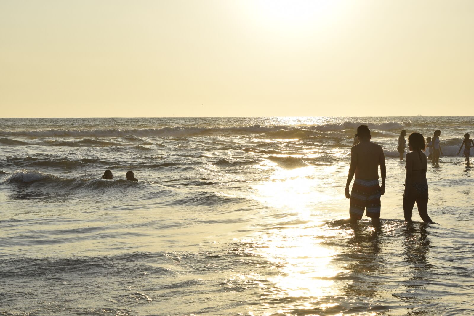 Nikon D5300 sample photo. Sunset, beach, sun photography