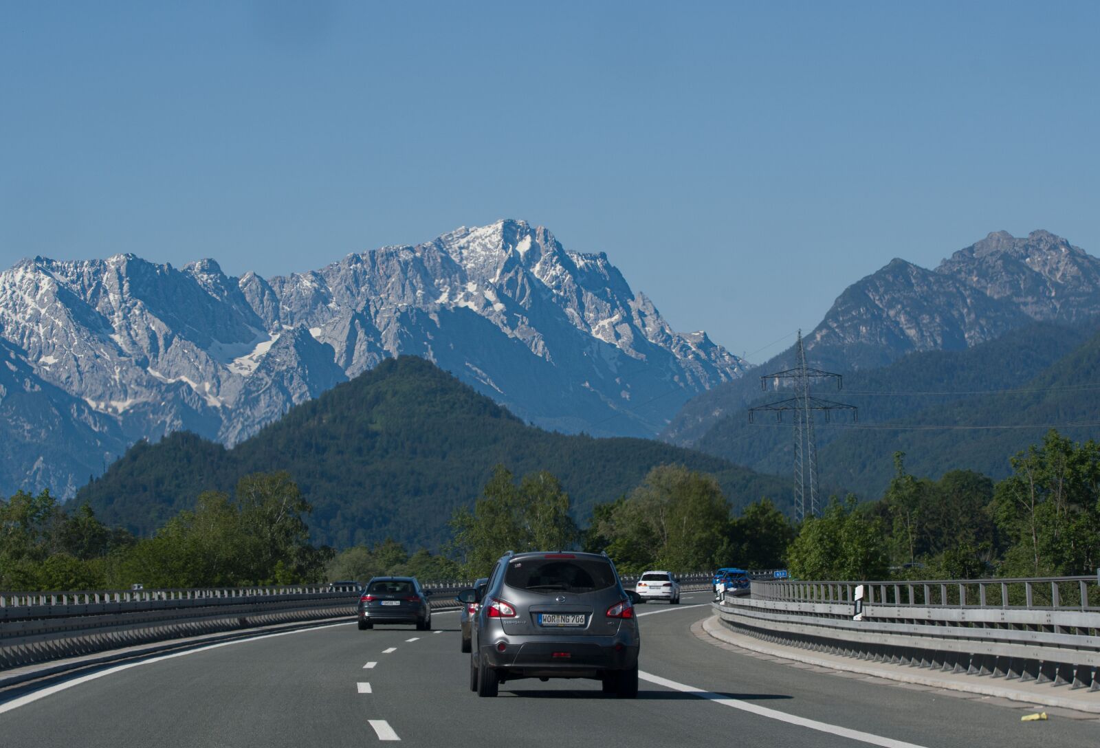 Nikon D7500 sample photo. Alps, bavaria, autobahn photography