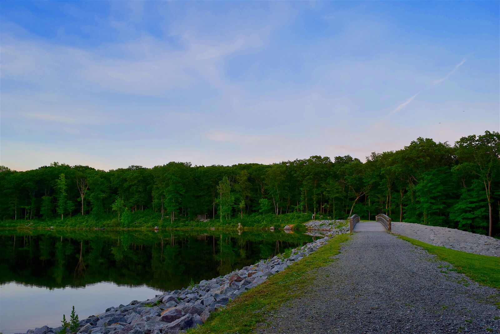 Nikon D3300 sample photo. Bridge, lake, sunset photography