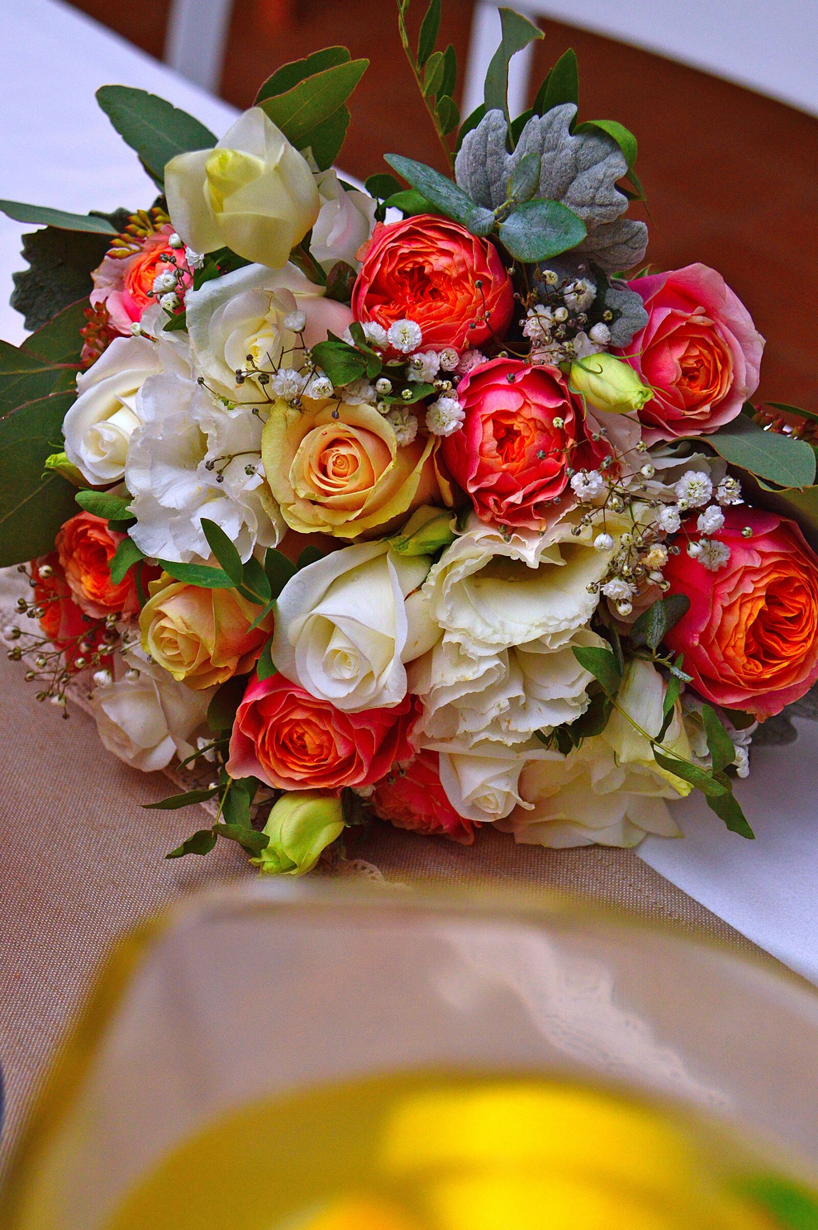 Nikon D3200 sample photo. Bouquet, wedding, ornament photography