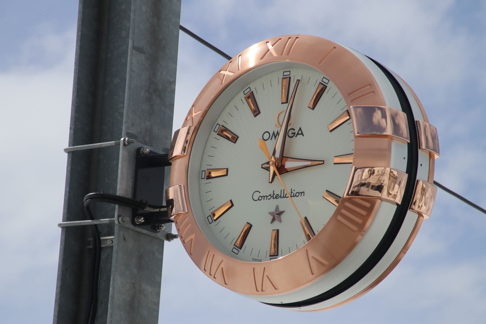 Canon EOS 80D sample photo. Zermatt, the alps, clock photography