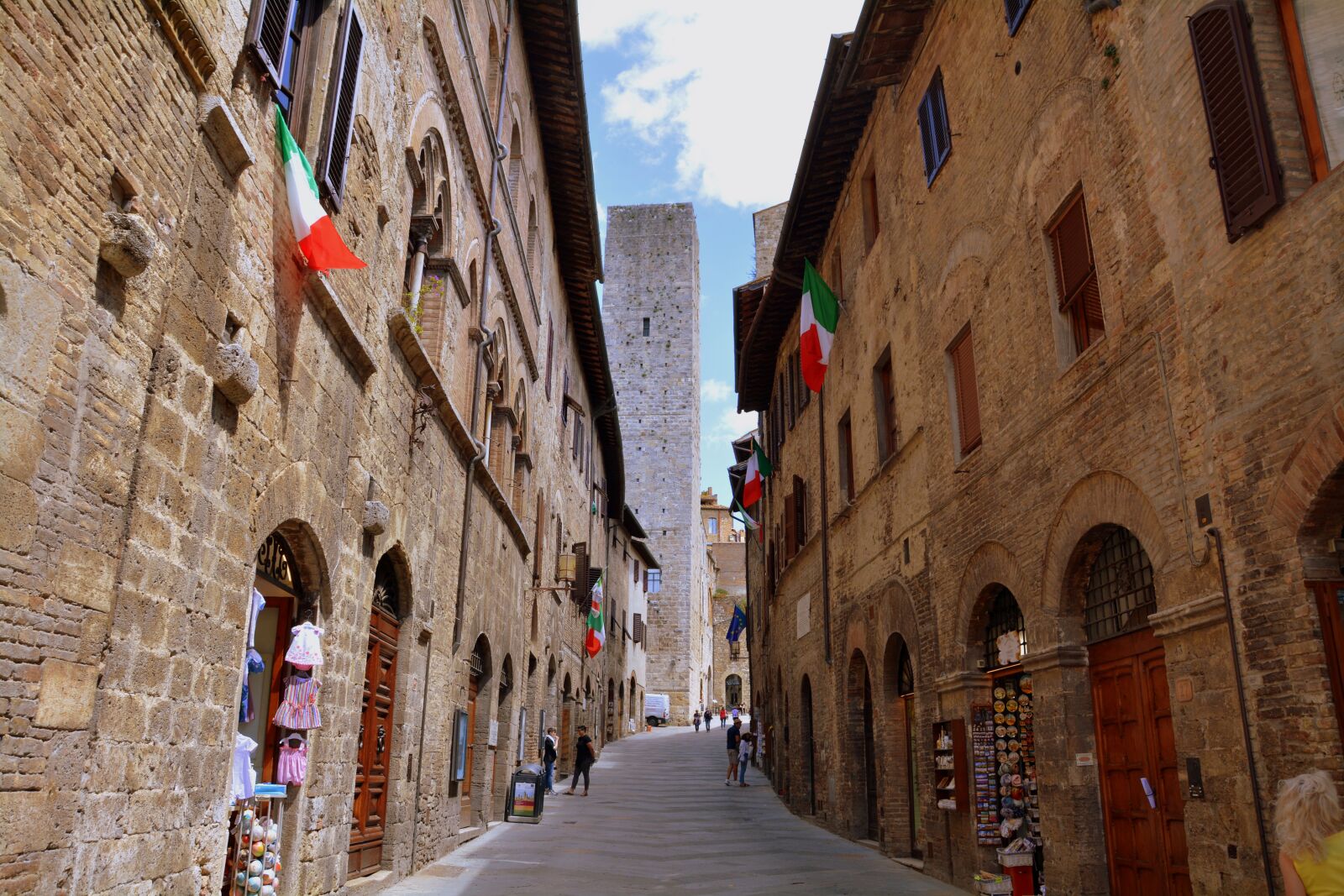Nikon D7100 sample photo. Alley, borgo, saint gimignano photography