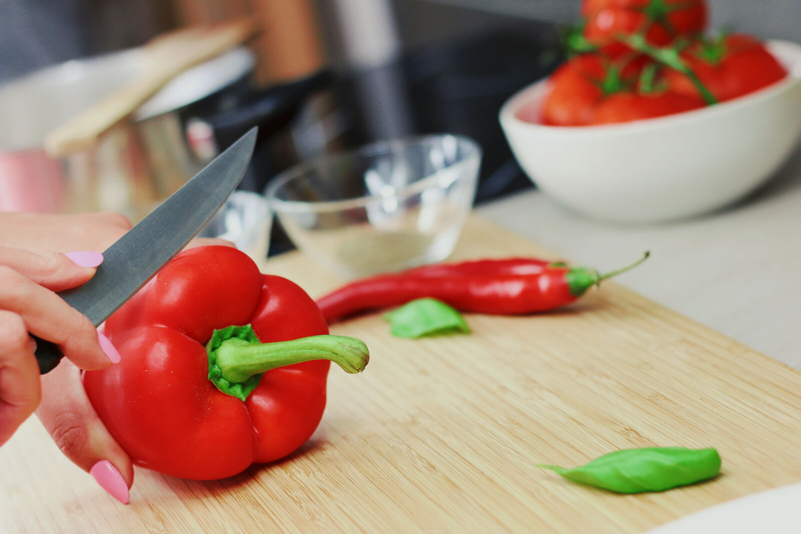 Canon EOS 70D + Canon EF 50mm F1.8 II sample photo. Bell, pepper, capsicum, chilli photography