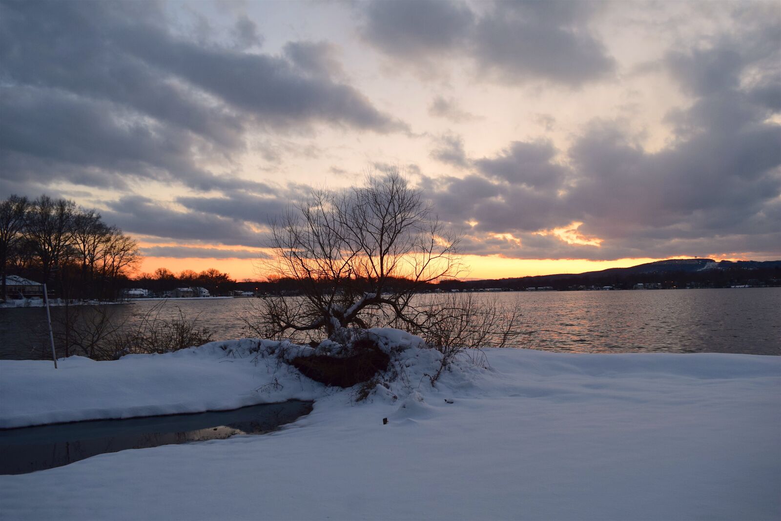 Nikon D3300 sample photo. Snow, winter, sunset photography