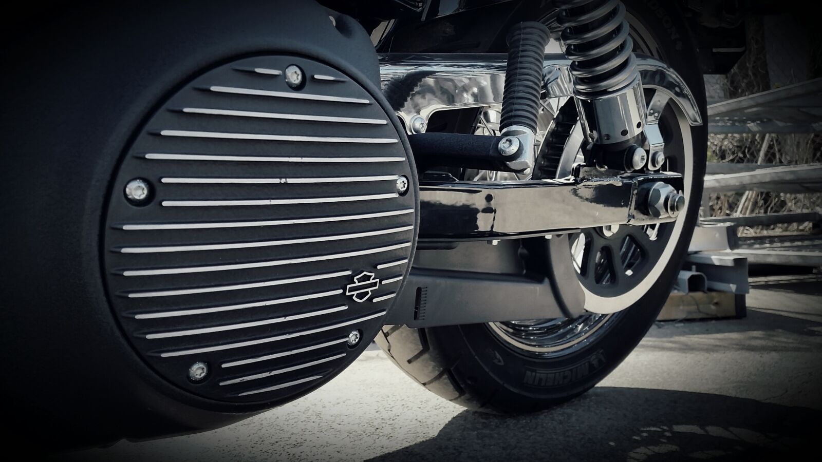 Samsung Galaxy S5 sample photo. Motorbike, davidson, bike photography