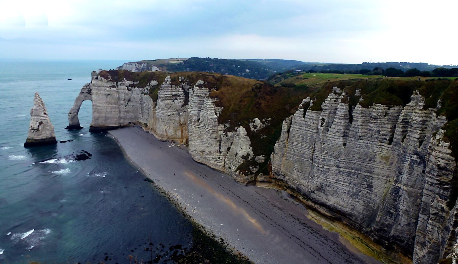 Panasonic Lumix DMC-ZS10 (Lumix DMC-TZ20 / Lumix DMC-TZ22) sample photo. Nature, cliff, etretat photography