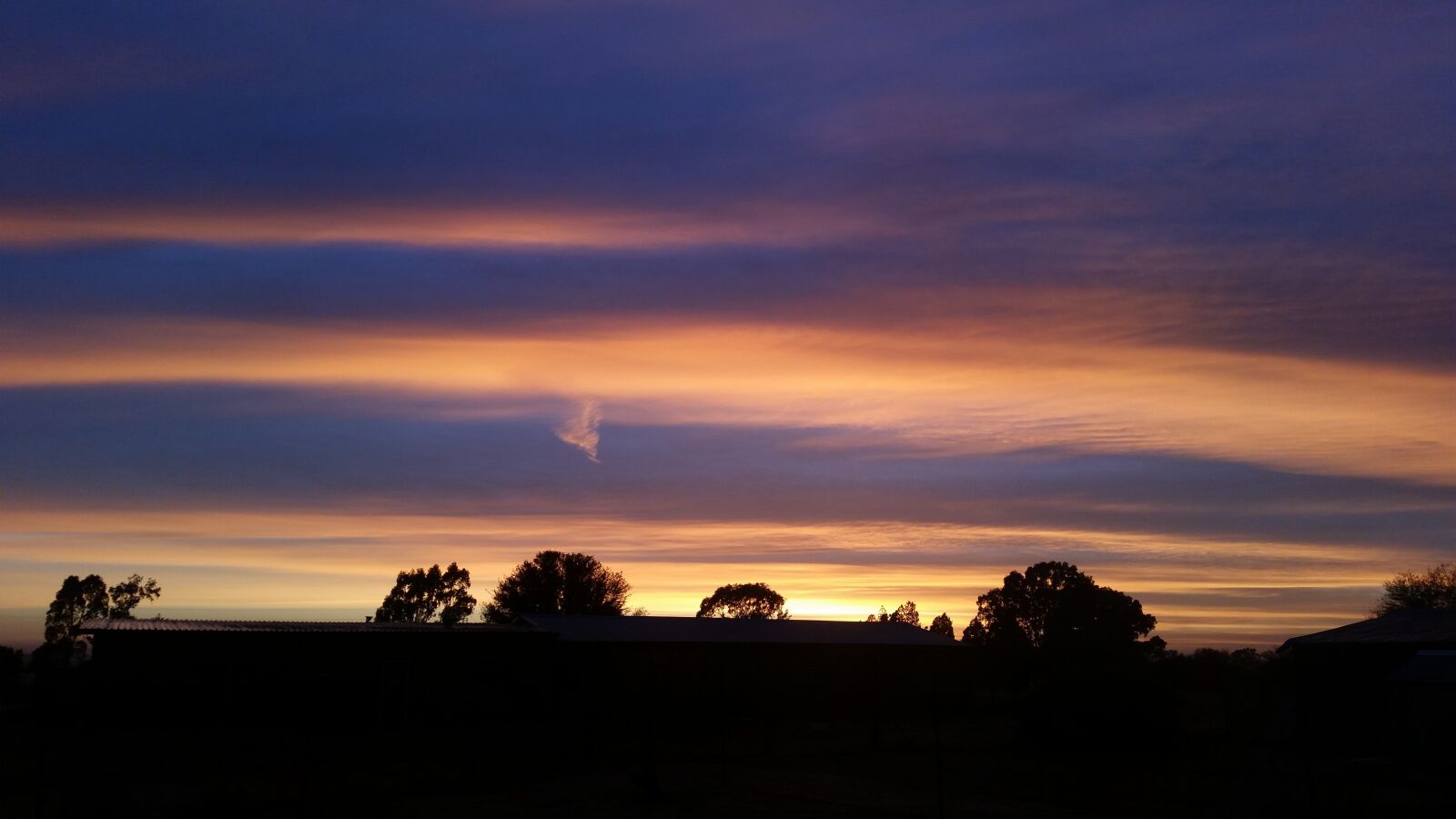 Samsung Galaxy S5 sample photo. Silhoutte, purple, sky photography
