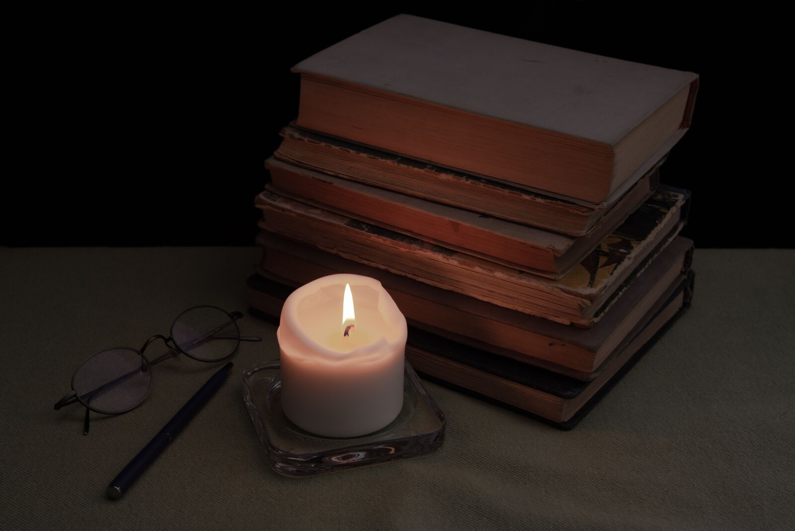 Nikon D750 sample photo. Still life, candle, book photography