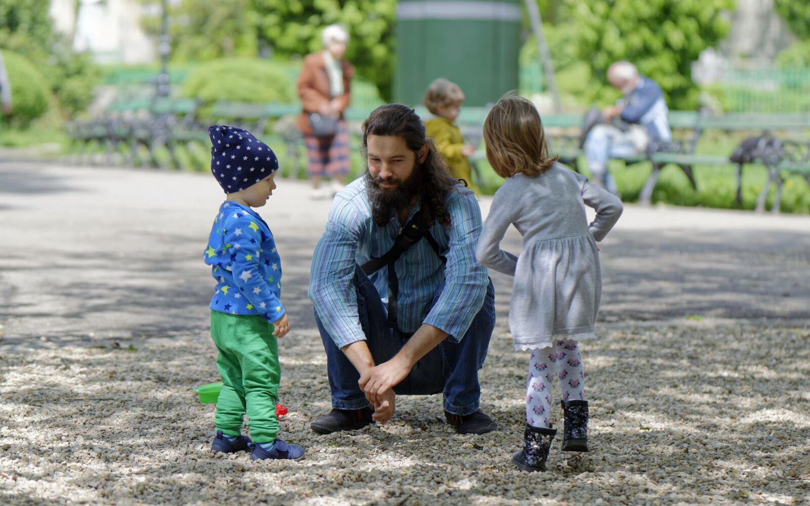 Nikon D5300 sample photo. Man, bearded, parent photography