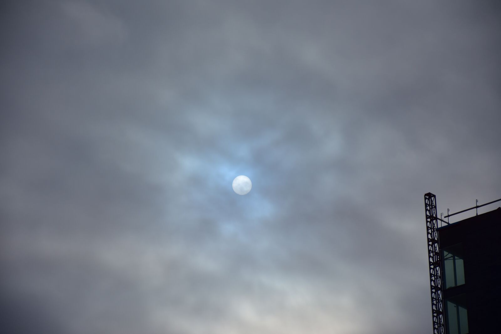 Nikon D7200 sample photo. Sun, orb, cloudy photography