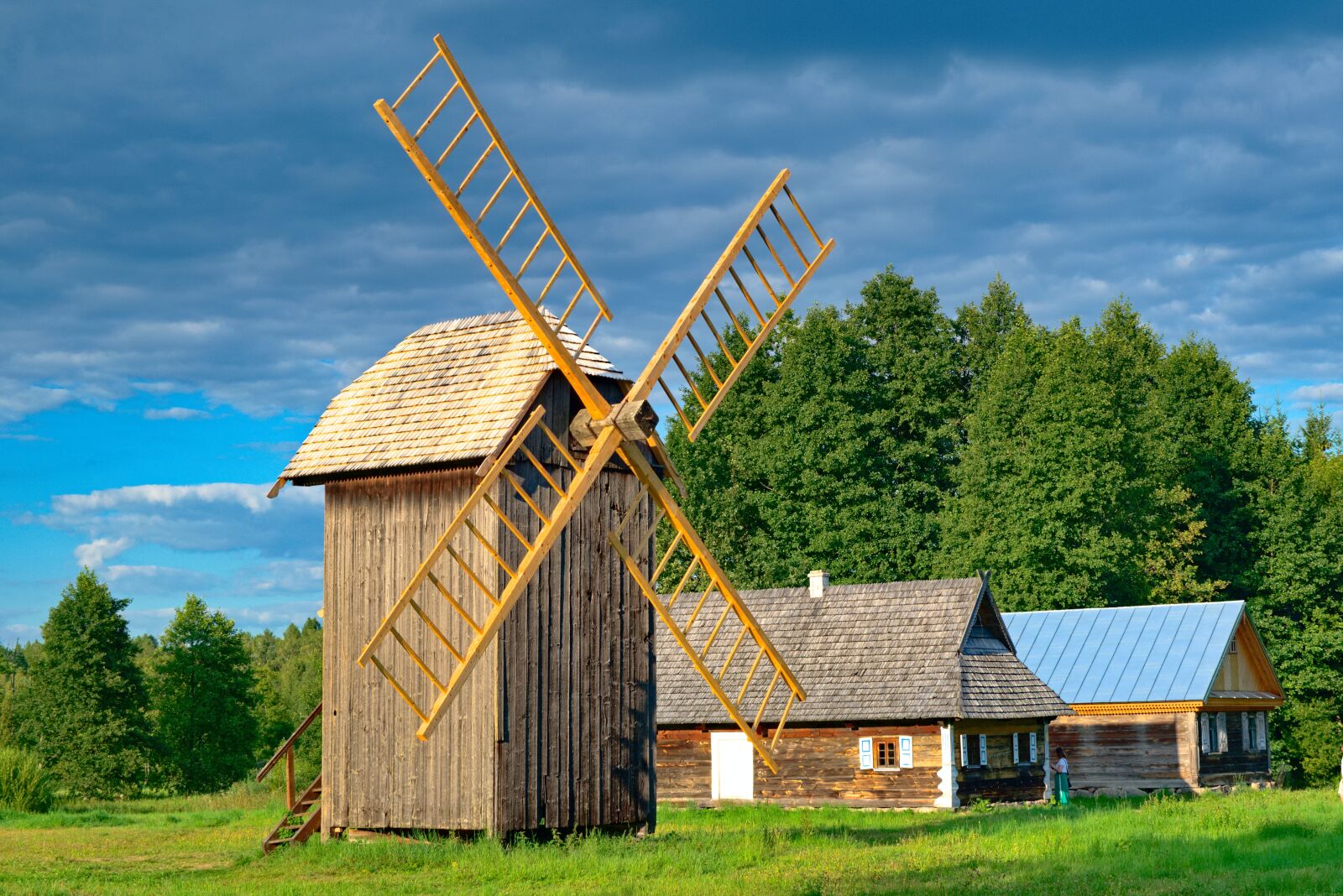Nikon D5300 sample photo. Windmill, wooden, mill photography