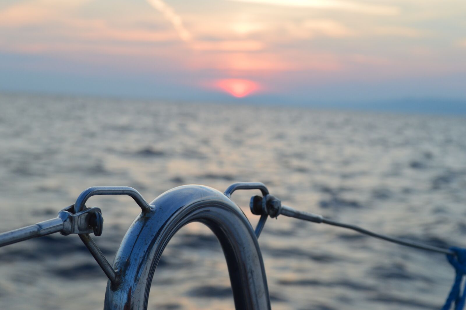 Nikon D3200 sample photo. Sunset, sailing vessel, sea photography