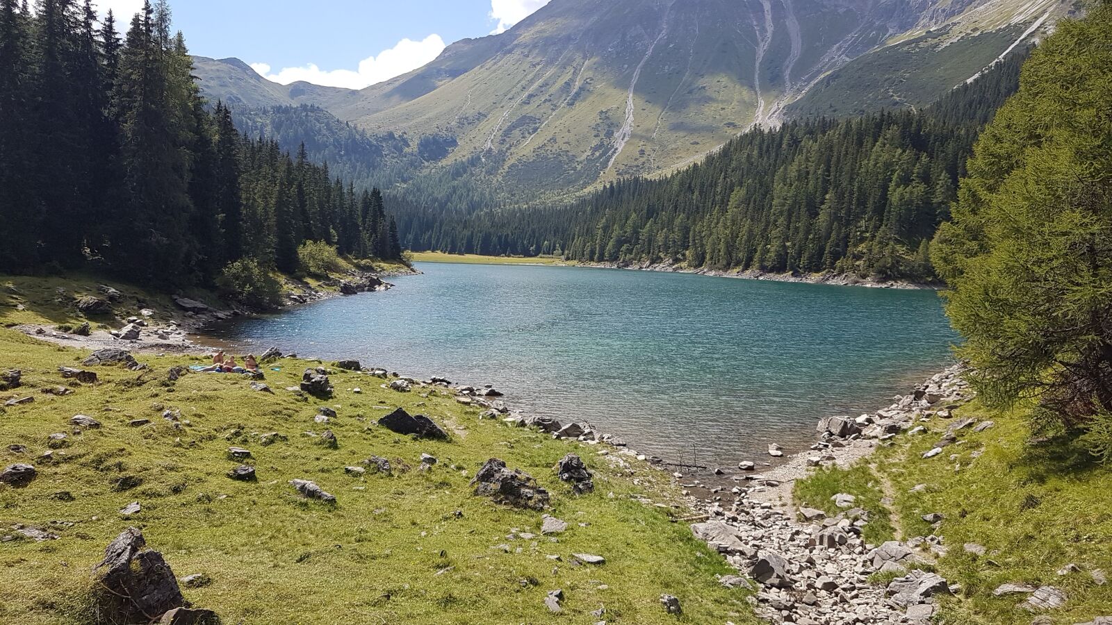 Samsung Galaxy S7 Edge sample photo. Bergsee, mountains, alp photography