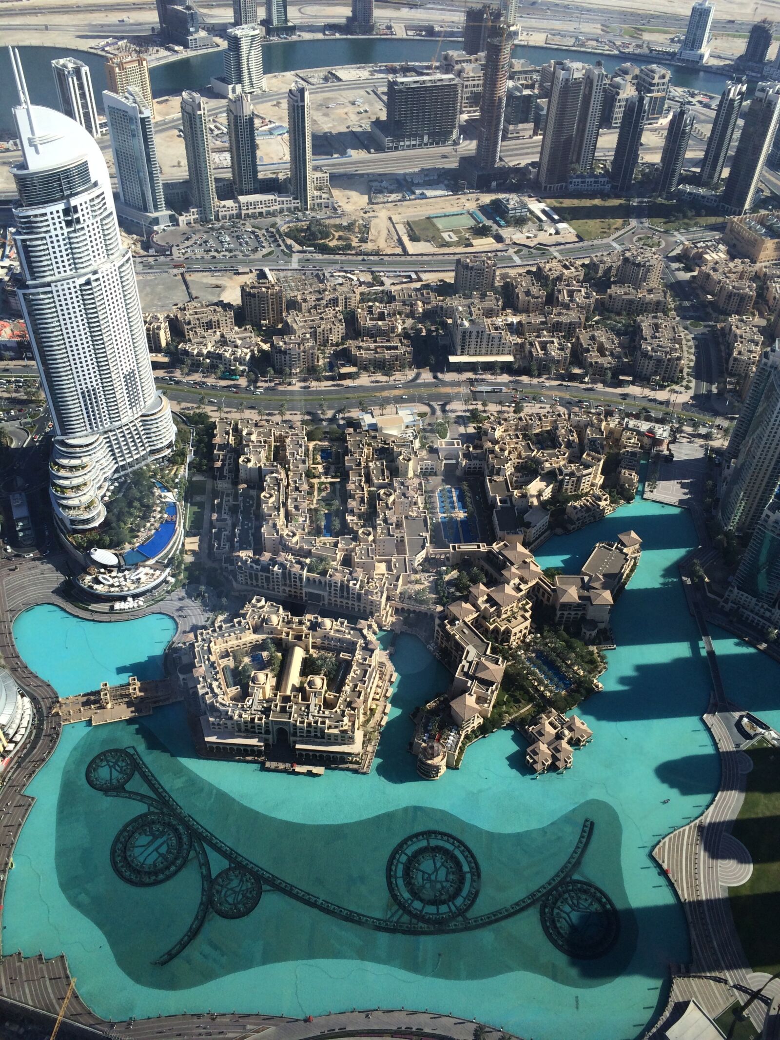 iPhone 5s back camera 4.12mm f/2.2 sample photo. Burj khalifa, dubai, overlooking photography