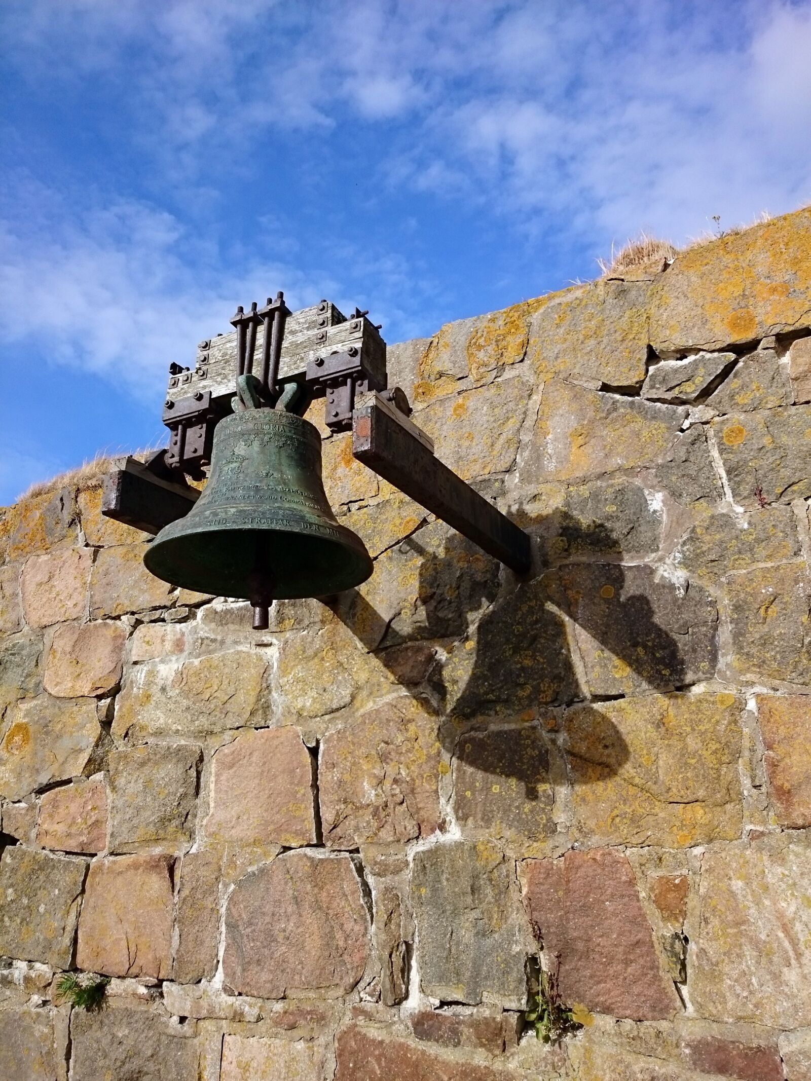 Sony Xperia Z1 Compact sample photo. Bell, old, stone wall photography