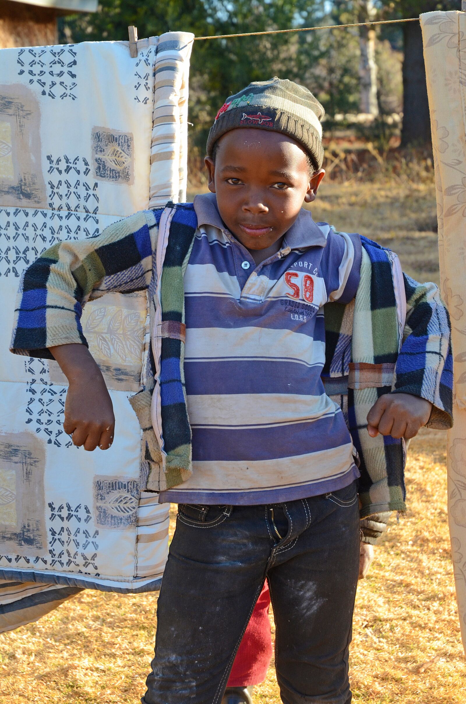Nikon D7000 sample photo. Lesotho, boy, cool photography