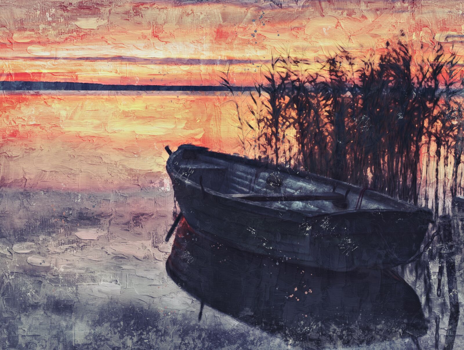 Nikon D750 sample photo. Boat, sunset, dawn photography
