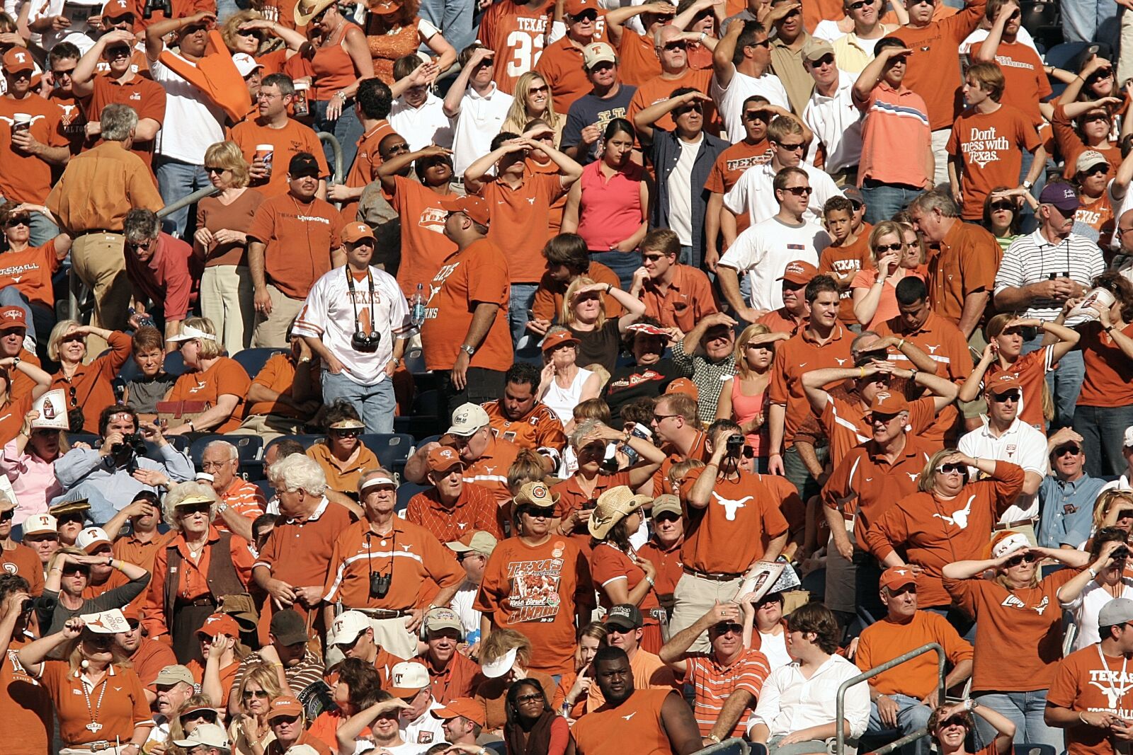 Canon EOS 20D sample photo. Spectators, sports fans, football photography